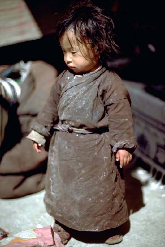 Tibet Lhasa Baby in Chuba