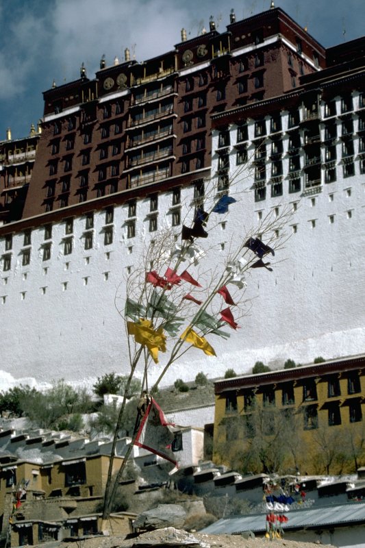 Tibet Lhasa Potala Prayer Flags